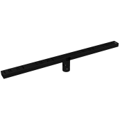 Spotlight adaptation | galvanized and coated in RAL9005 | mounting of 4 spotlights